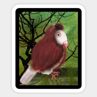 Capuchin Pigeon Sticker